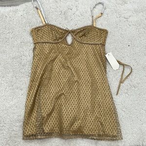 For Love and Lemons Glitter Slip Dress